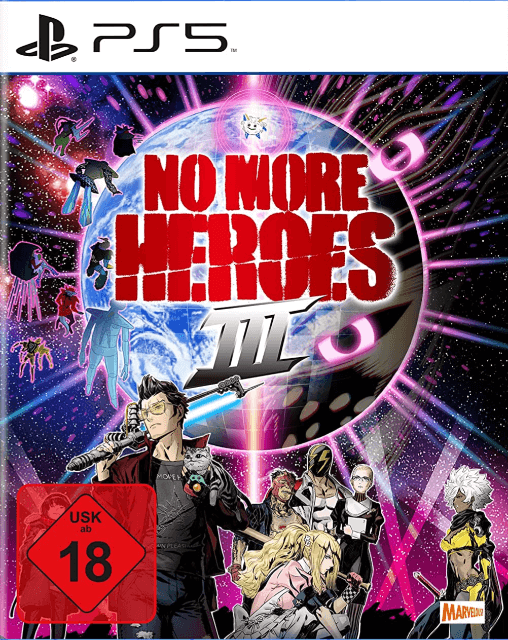 No More Heroes 3 box art for Playstation 5